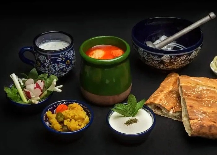 پخت غذا در ظروف سفالی