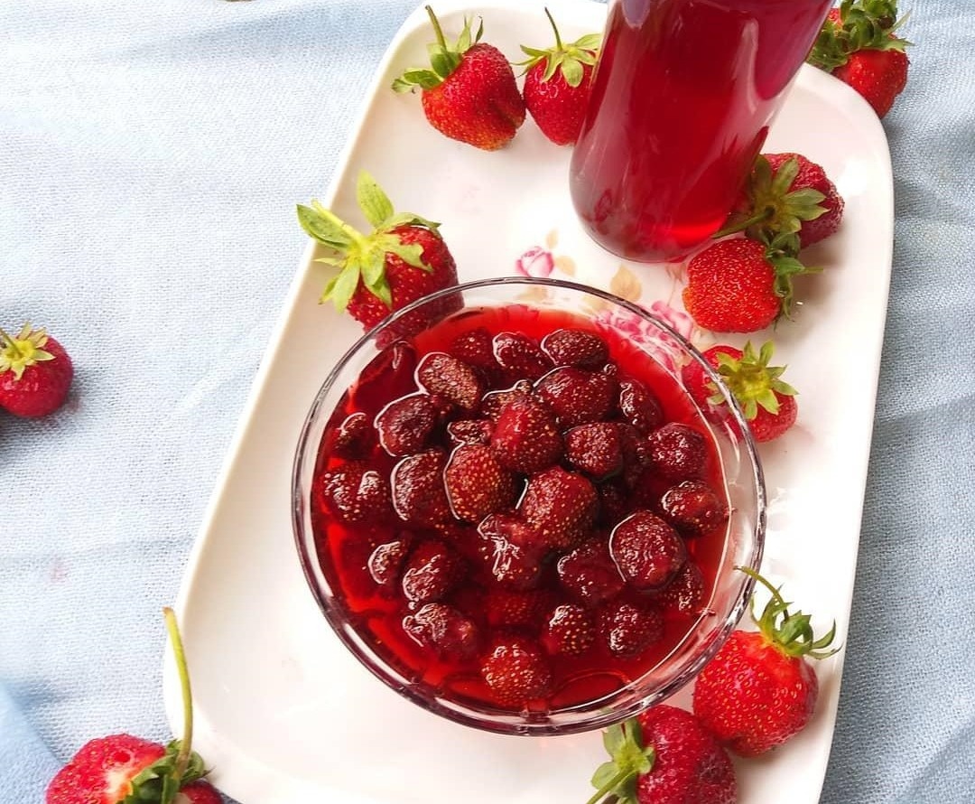 مربای توت فرنگی