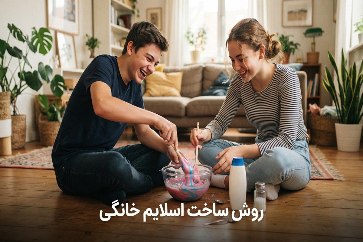 ساخت اسلایم خانگی