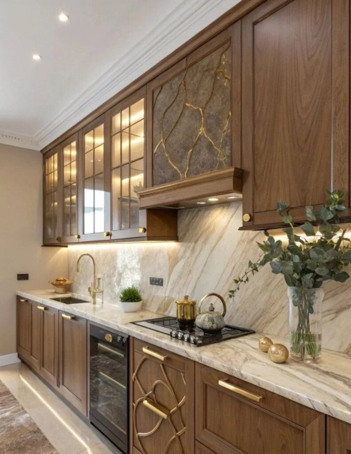 کابینت چوبی ساده