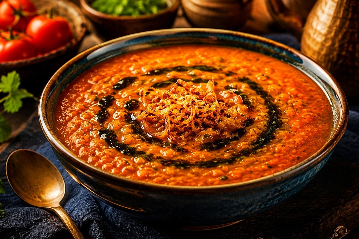 طرز تهیه آش گوجه
