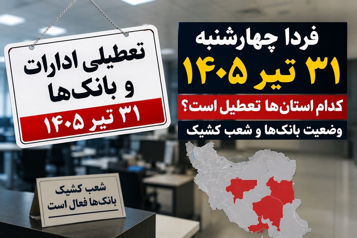 تعطیلی بانک ها