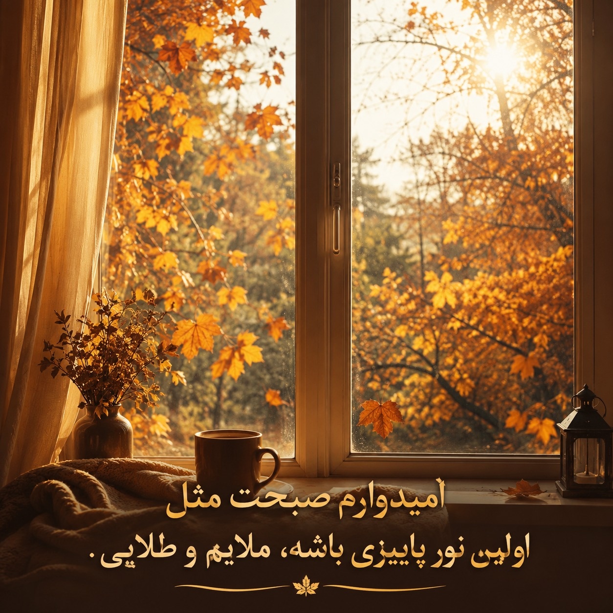 صبح بخیر باکلاس پاییزی
