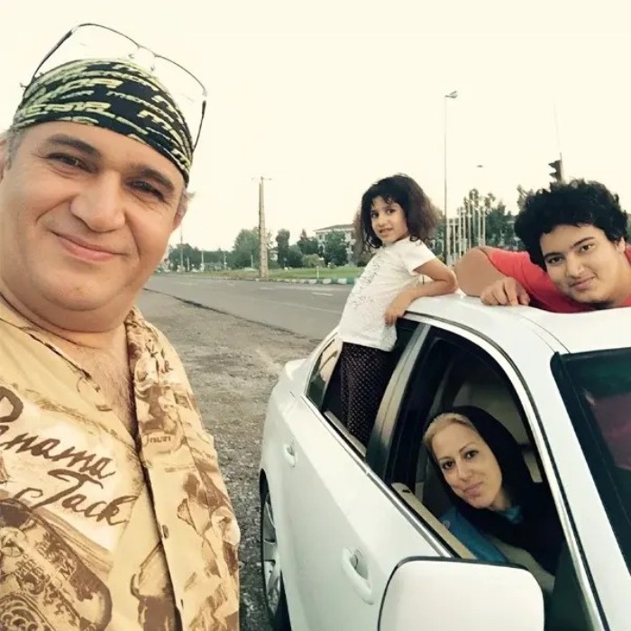 نادر سلیمانی و همسرش