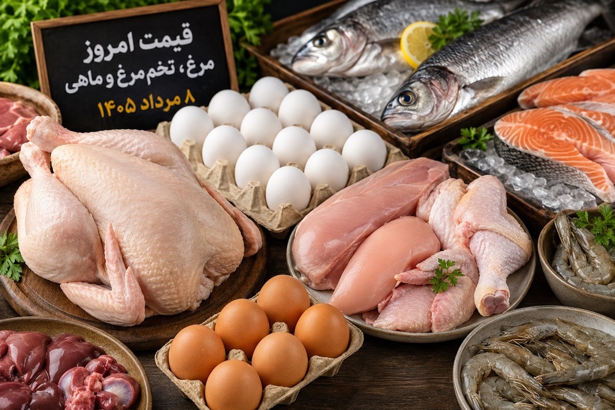 قیمت مرغ، ماهی و تخم مرغ