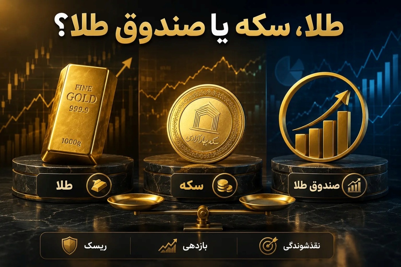 طلا، سکه یا صندوق طلا؟ بررسی تخصصی بازدهی و ریسک ابزارهای طلا در سال ۱۴۰۵