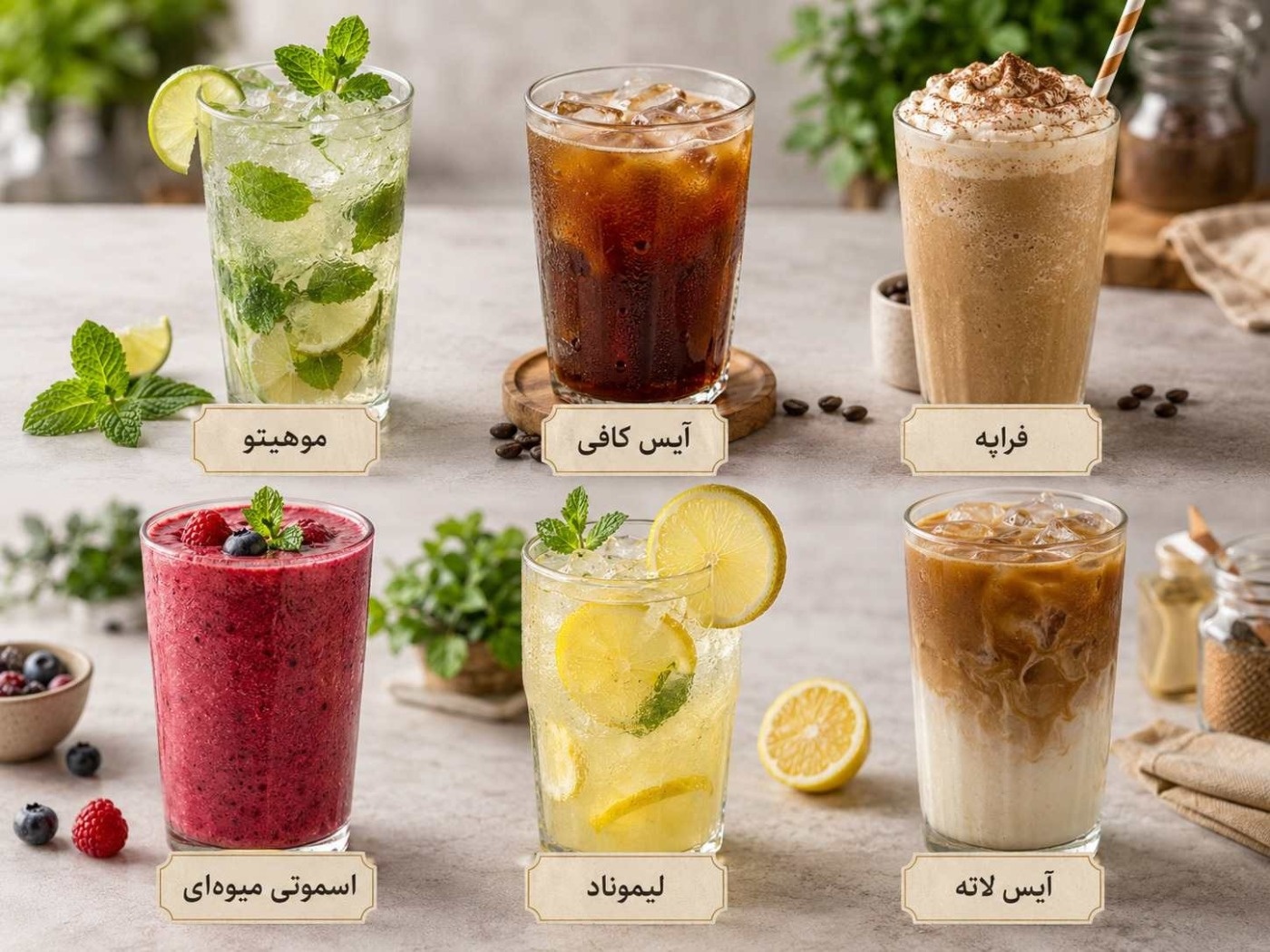 بهترین نوشیدنیهای سرد و تابستانی کافیشاپ در سال ۲۰۲۶