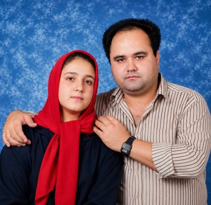 تصویری از همسر اکبر عبدی در روزهای آغازین زندگی مشترک