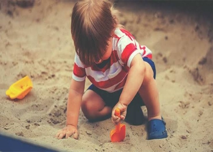 شن بازی راهی برای یادگیری الفبا