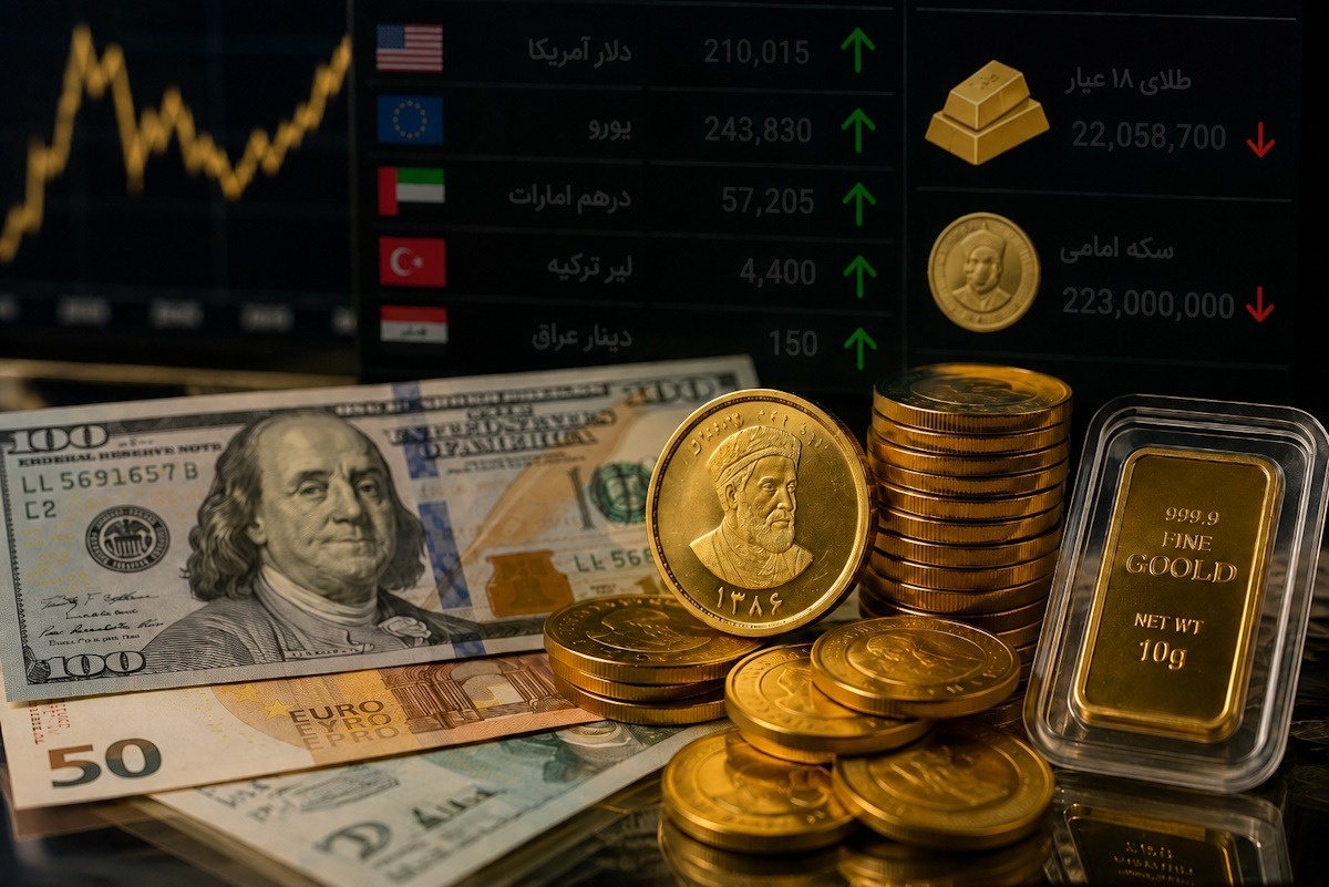 طلا، سکه، دلار