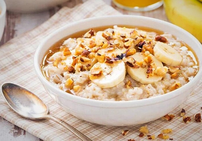 اوتمیل رژیمی با موز