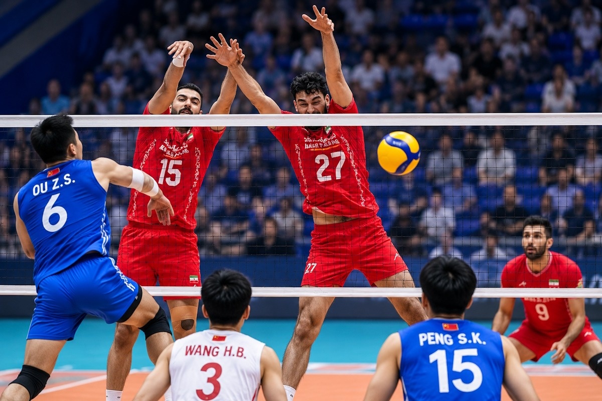 والیبال ایران و چین