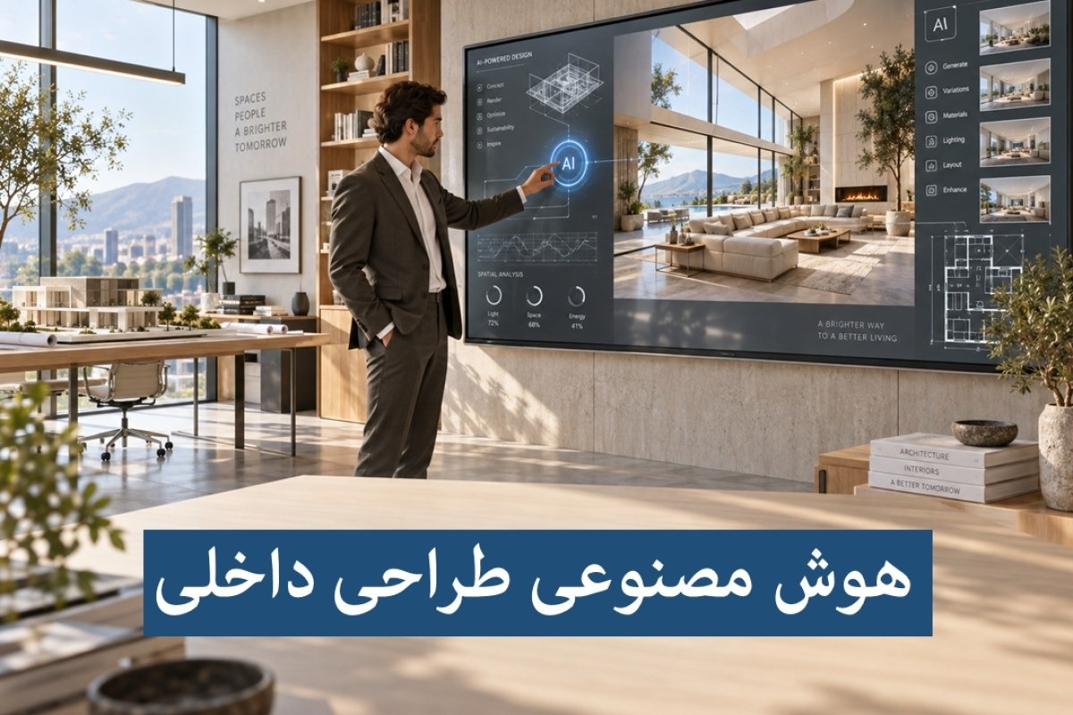 هوش مصنوعی دکوراسیون داخلی