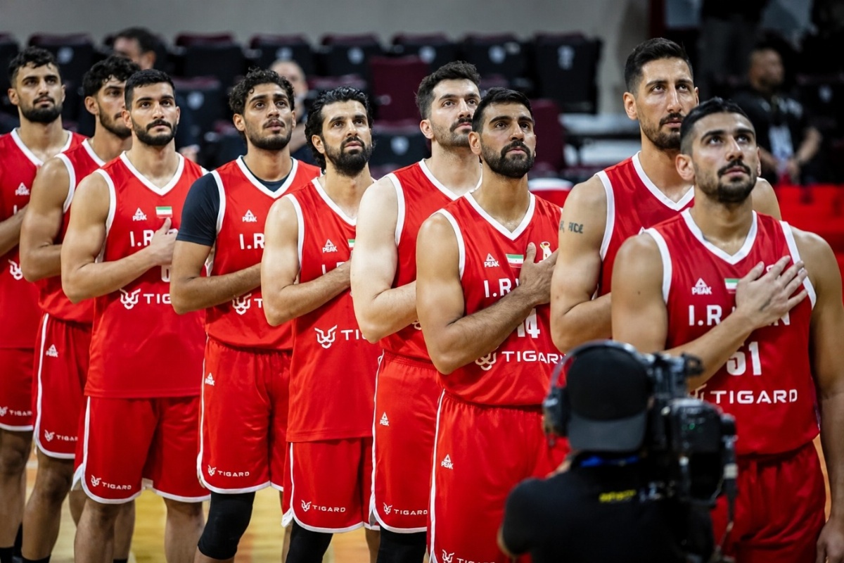 بازیکنان تیم ملی بسکتبال ایران