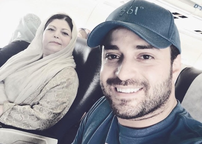 بابک جهانبخش و مادرش
