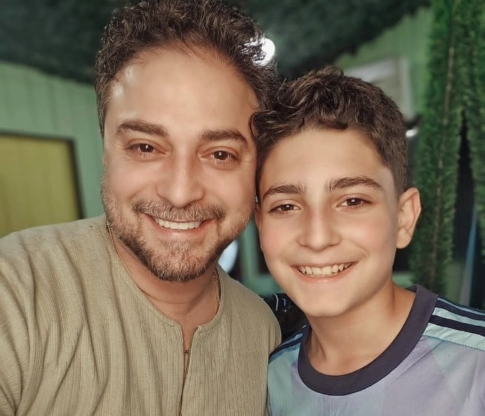عکس پدر و پسری بابک جهان بخش