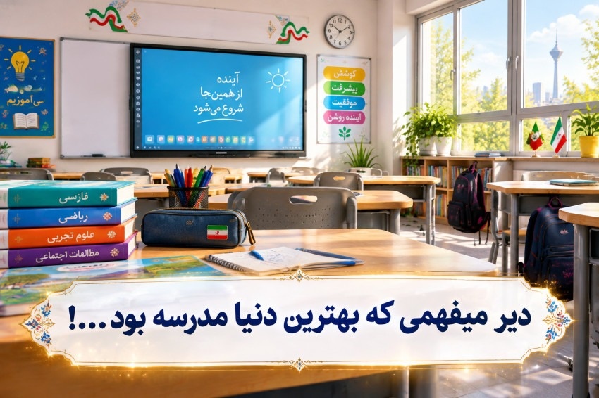 متن دلتنگی مدرسه