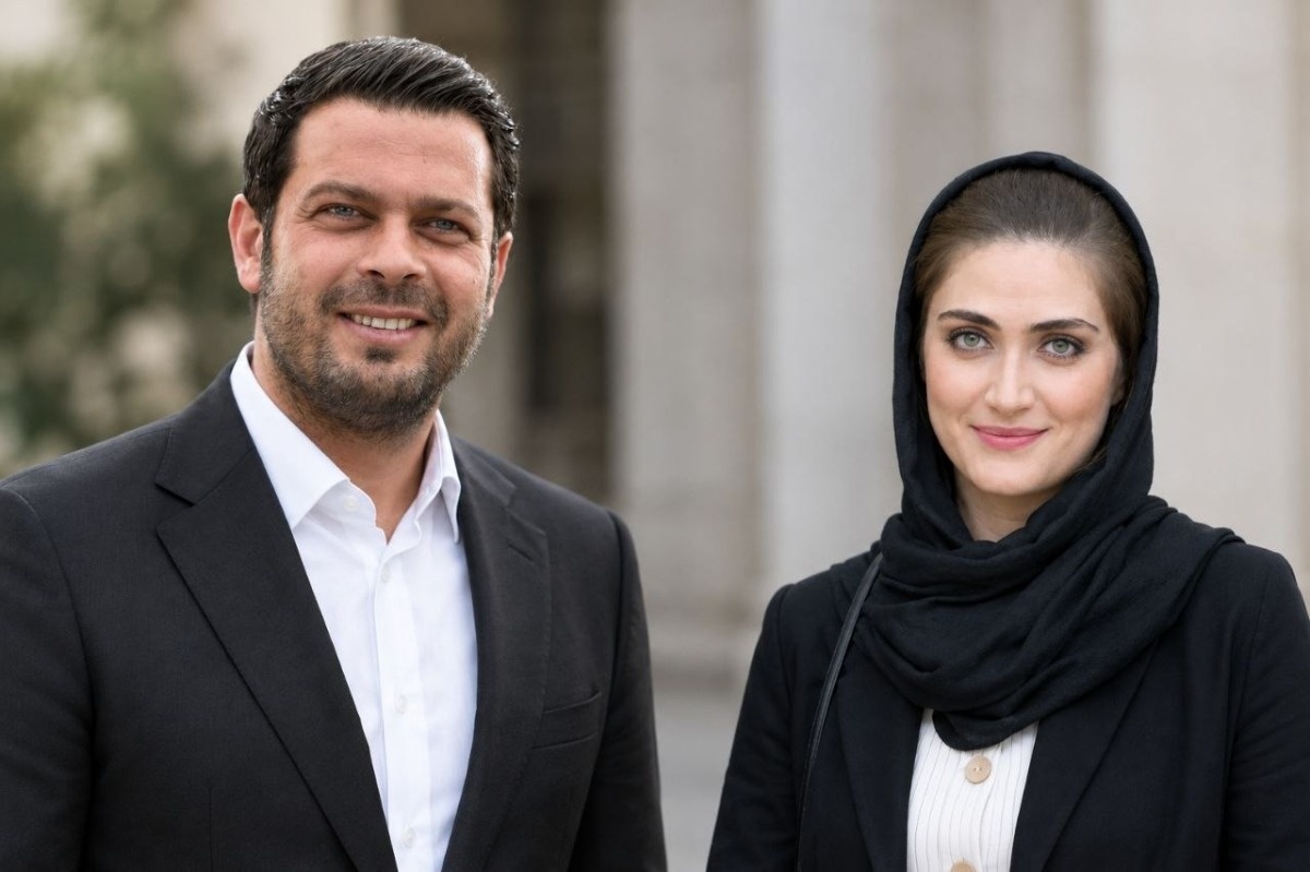 پژمان بازغی و الناز ملک