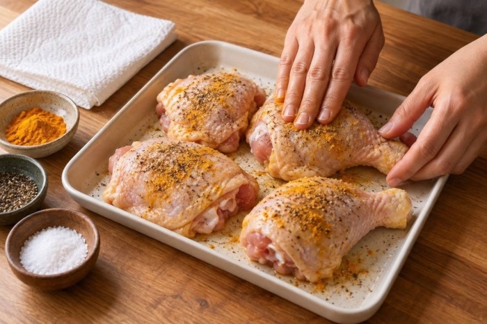 آموزش پخت مرغ خانگی با روش رستورانی
