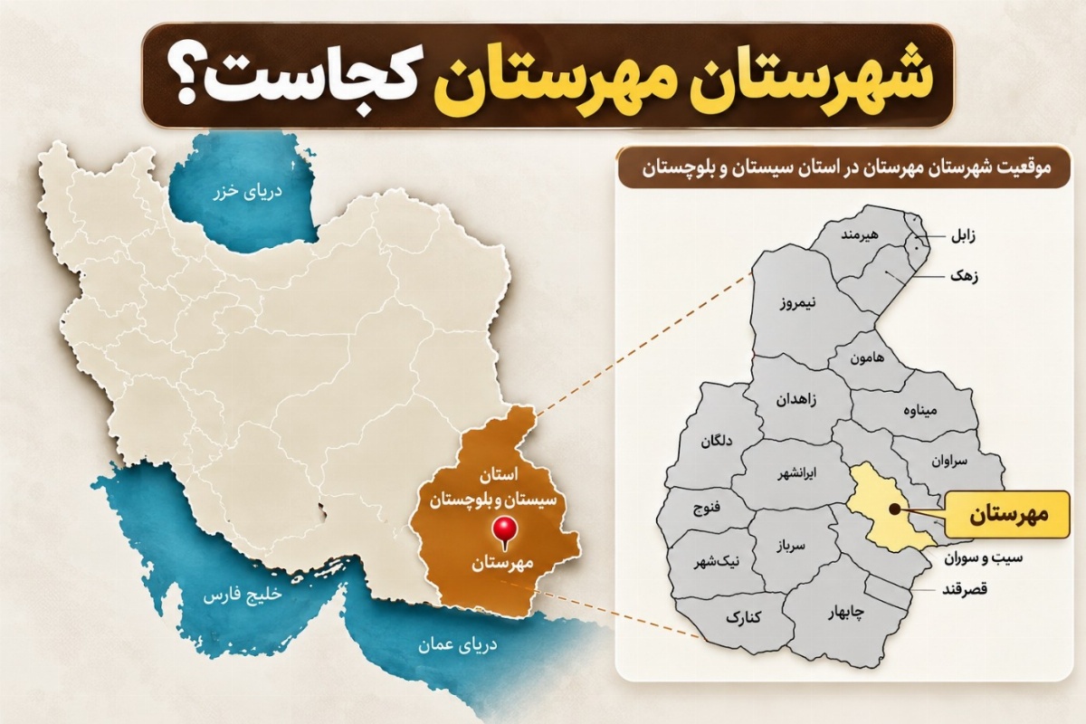 نقشه مهرستان 