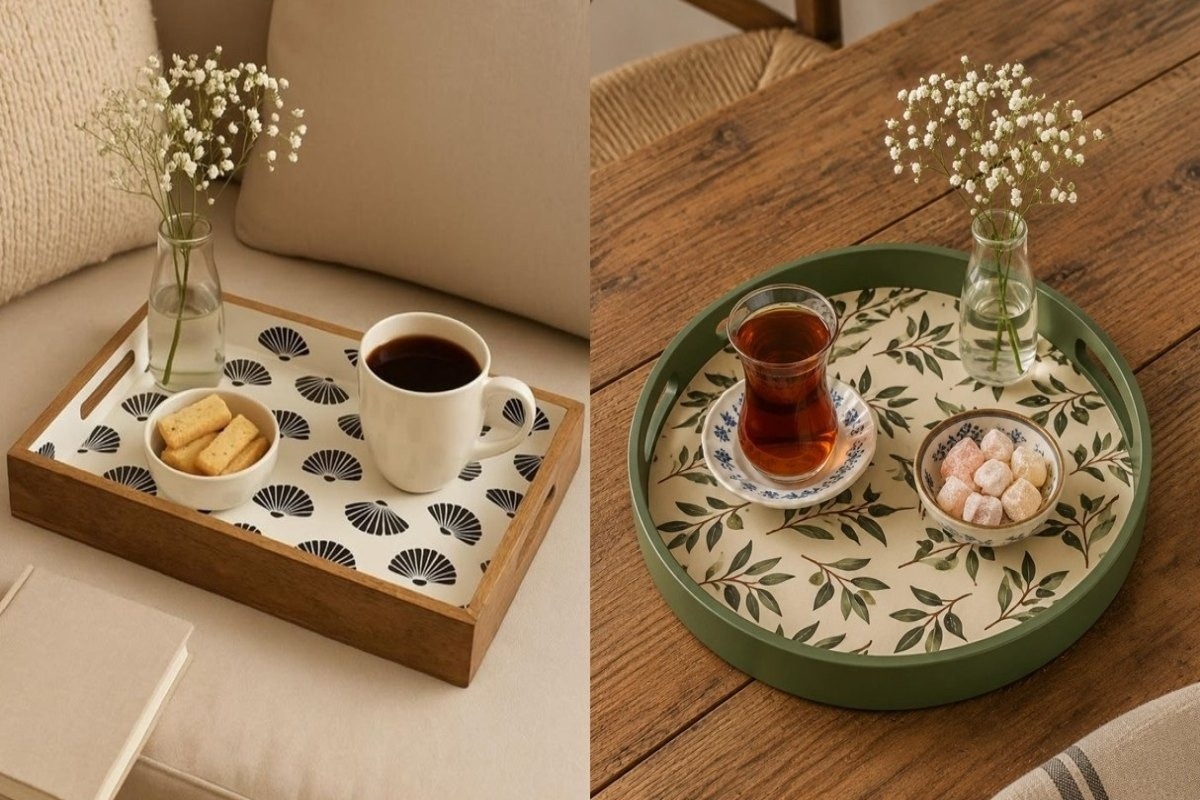 سینی سرو چای طرحدار