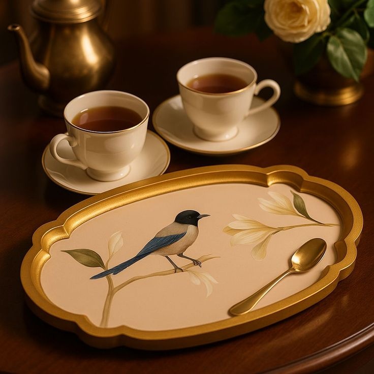 سینی سرو چای طرحدار