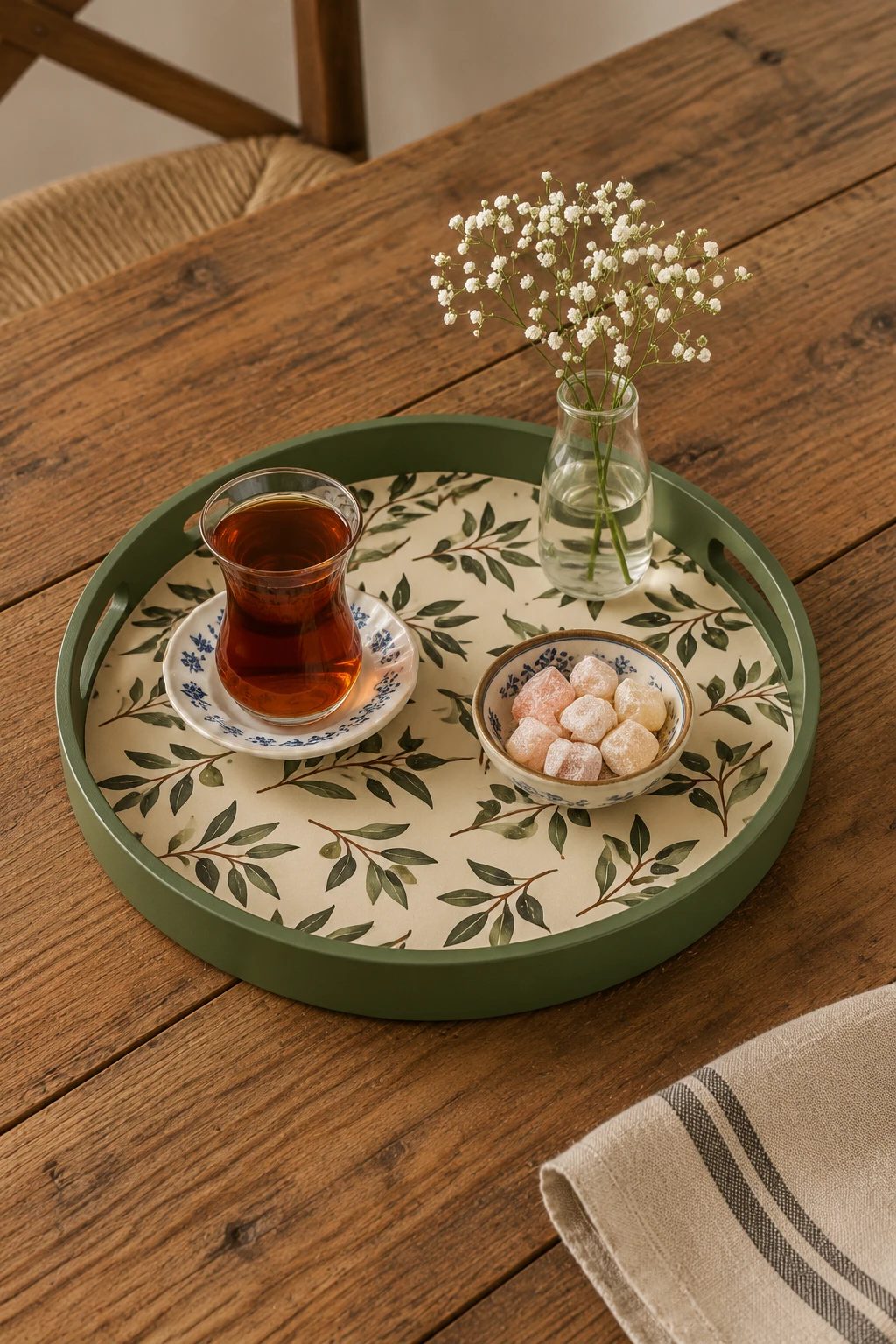 سینی سرو چای طرحدار