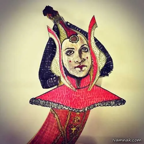 طراحی جالب چهره روی موز