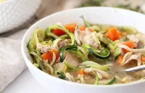 سوپ مرغ و کدو
