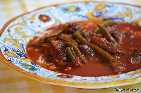 خورش با لوبیا سبز