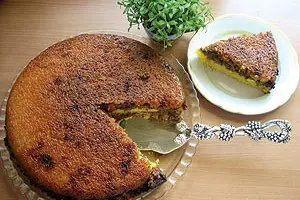 ته چین مرغ و قارچ با پلوپز