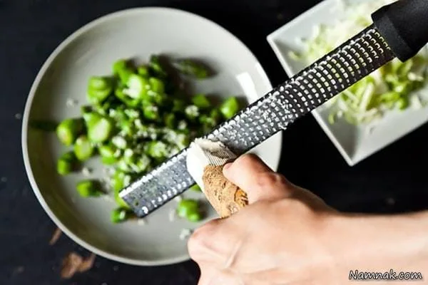 مارچوبه با سیر تازه