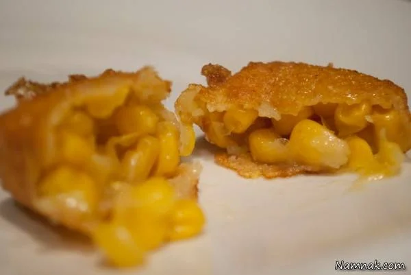 ناگت مرغ با ذرت