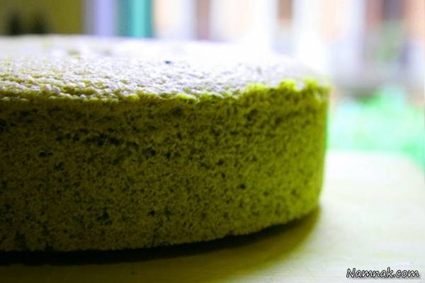 کیک چای سبز