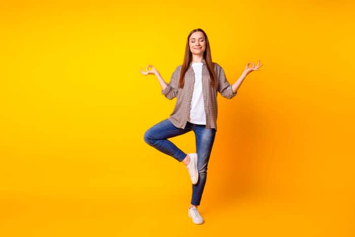 ایستادن روی یک پا