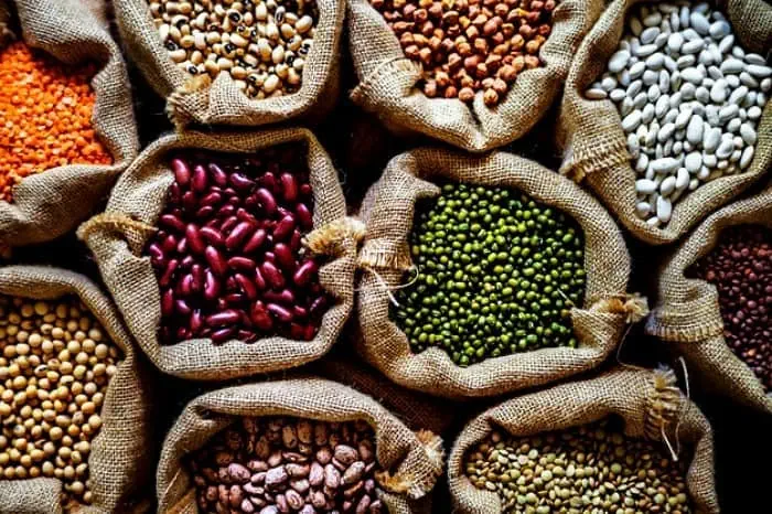 حبوبات دارای پتاسیم