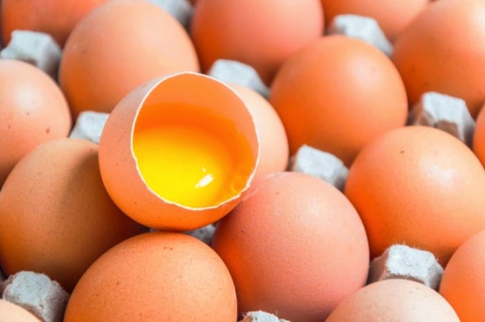 تخم مرغ برای مژه