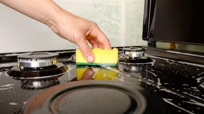 تمیز کردن اجاق شیشه ای