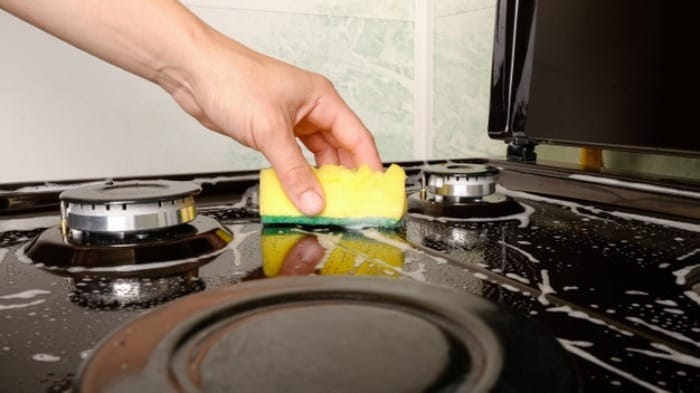 تمیز کردن اجاق گاز