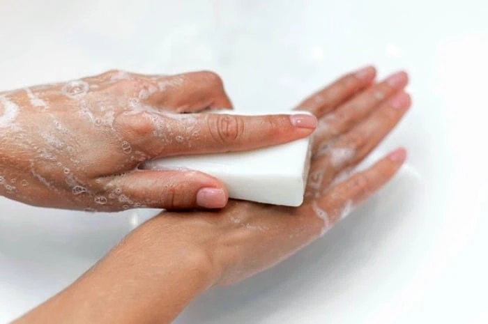 washing hands