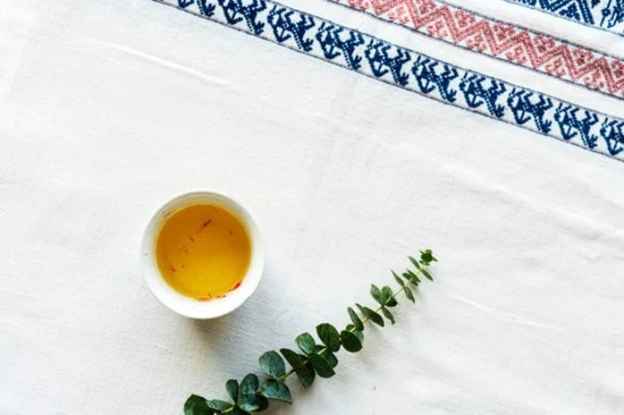 طرز تهیه چای زعفران