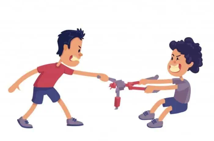 دعوای کودکان 