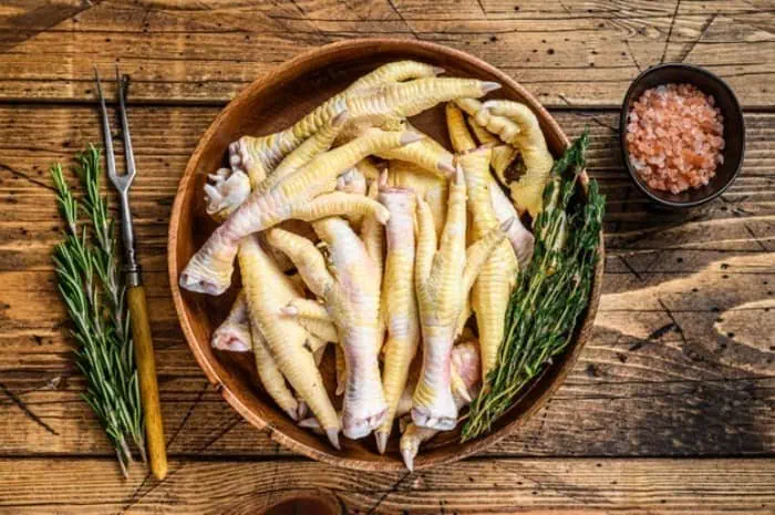 پای مرغ برای فشار