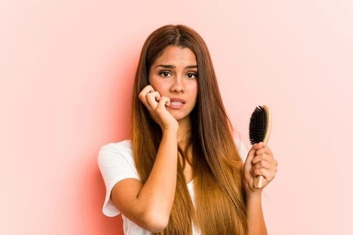 استرس ریزش مو