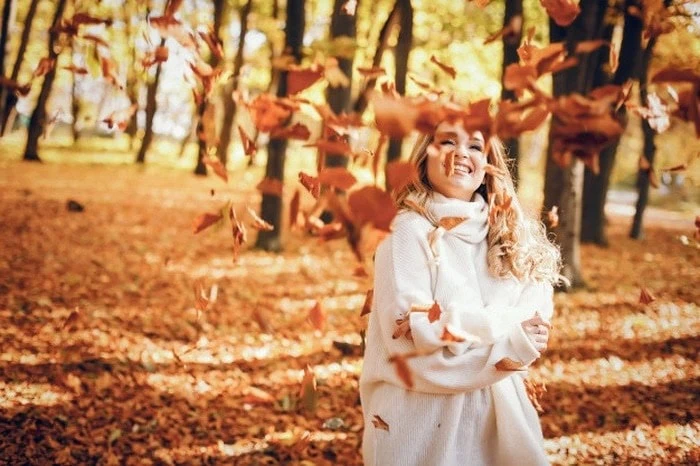 ژست عکس پاییزی