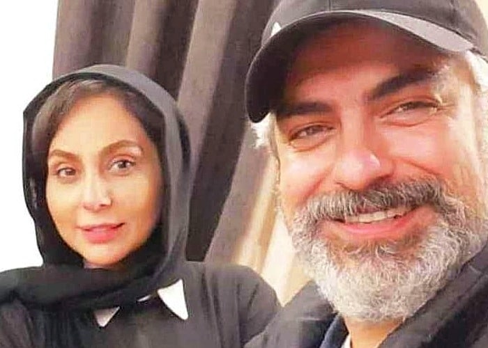 مهدی پاکدل و همسرش مهدی پاکدل و رعنا آزادی ور