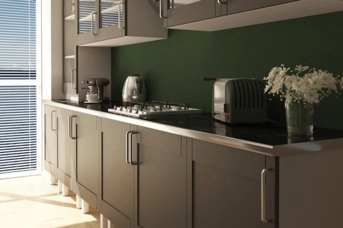 کابینت طوسی تیره