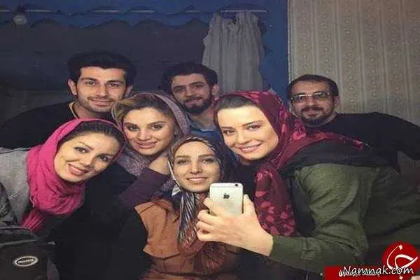 عکس یادگاری بازیگران سریال کیمیا
