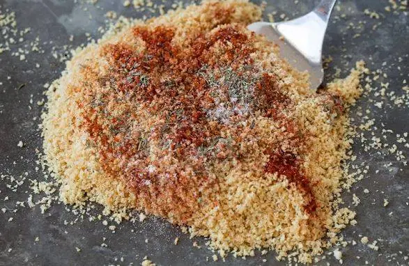 مواد لازم ناگت مرغ در فر