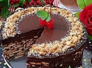 کیک خیس یخچالی